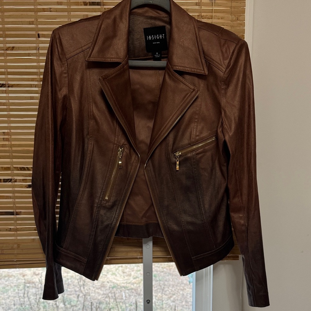 Insight faux moto jacket